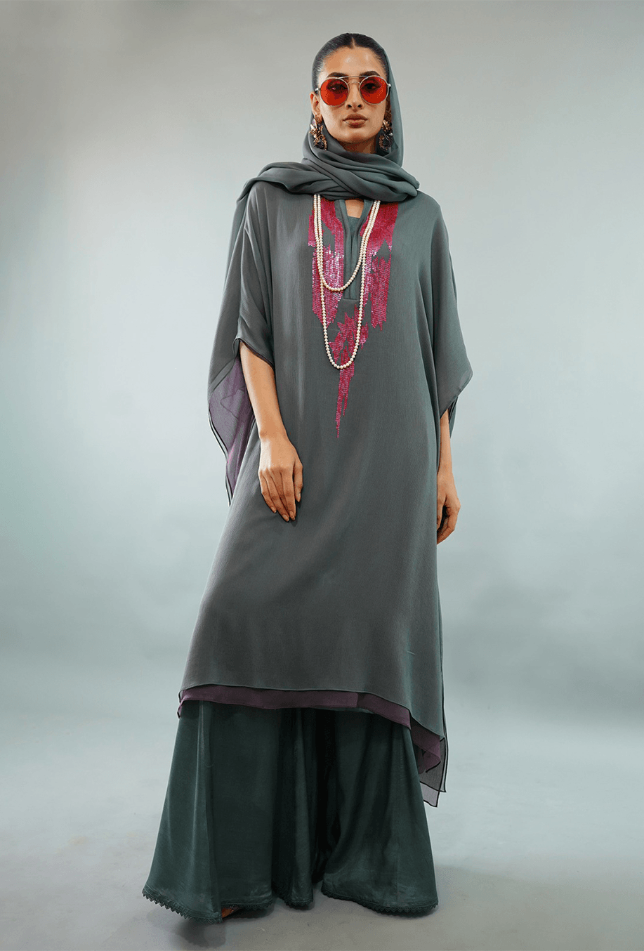 Gulabo - Shop Ella Dhaka Pajama - Cotton Silk