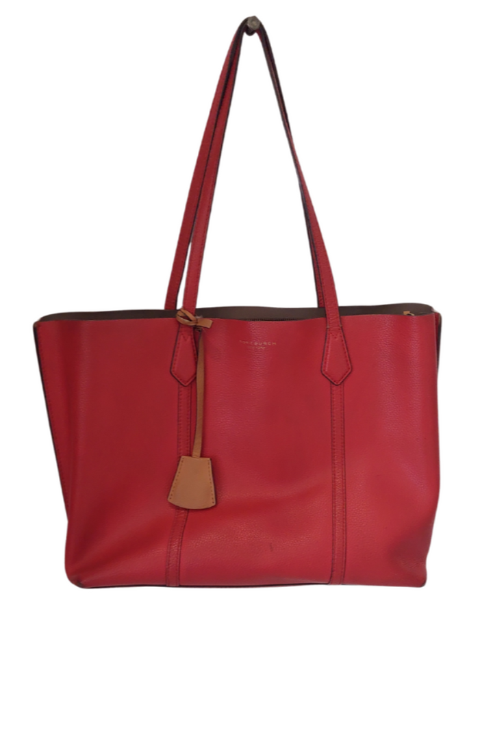 Pre-Loved Treasures - Tory Burch Red Leather Perry Tote