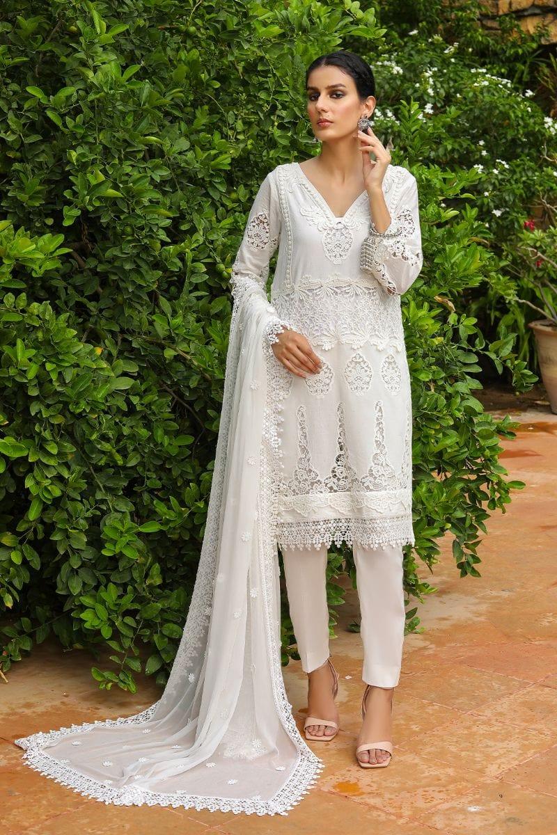 Rizwan Beyg - Emma - Cotton - White - 2 Piece - Studio by TCS