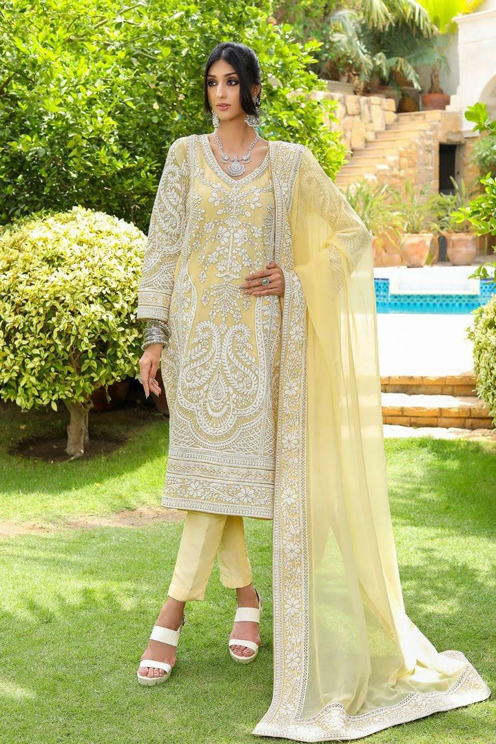 Rizwan Beyg - Roshanara Yellow - Karandi - 2 Piece - Studio by TCS