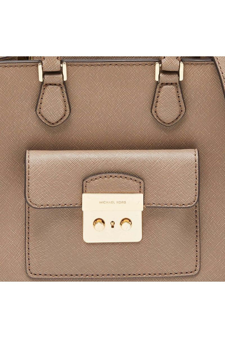 Haute Secret Shoppers - Michael Kors Beige Leather Tote