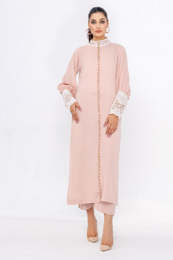 Anayra Amal - Inayat - Nude Pink - Grip Georgette - 2 Piece