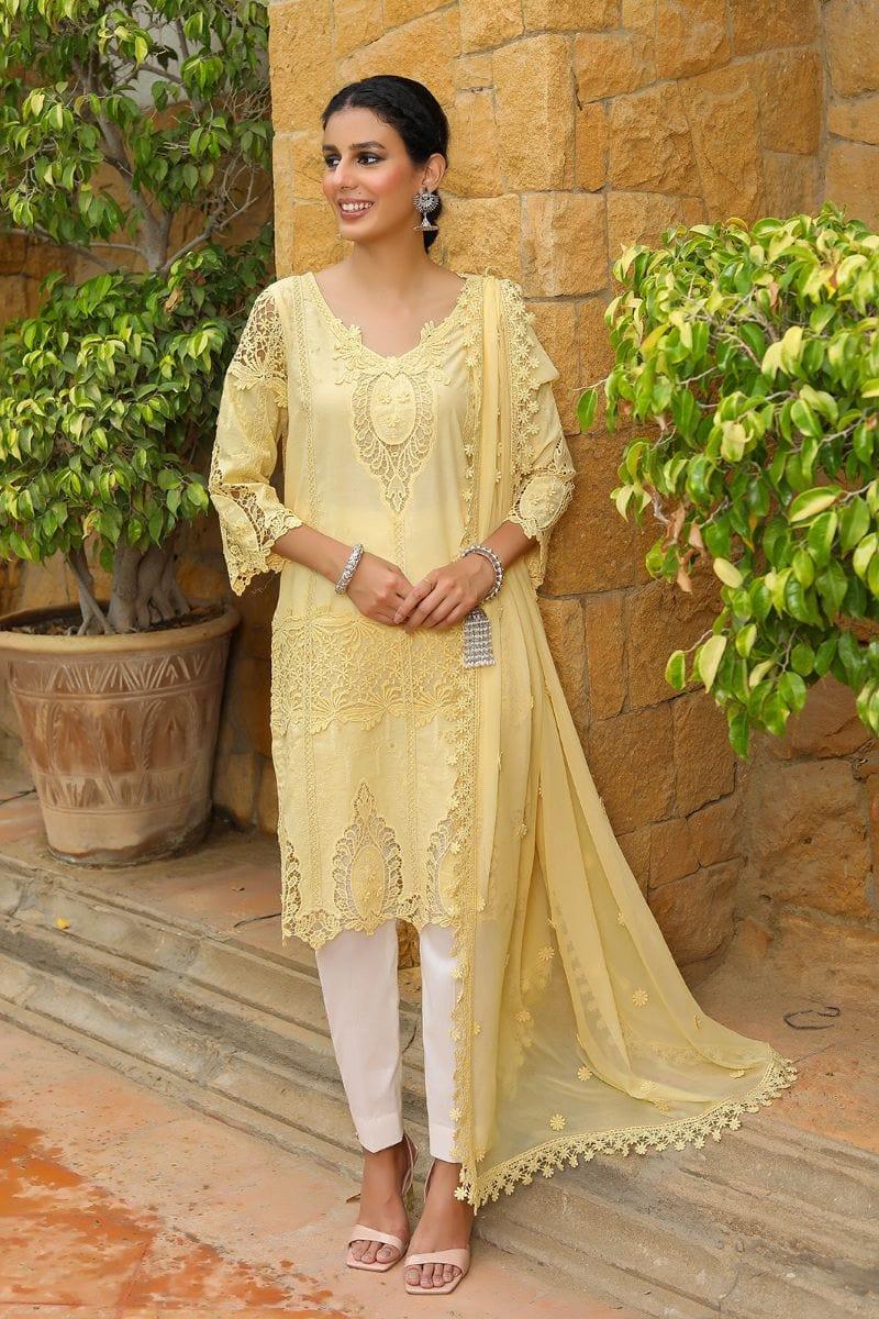 Rizwan Beyg - Azka Yellow - Cotton - 2 Piece - Studio by TCS