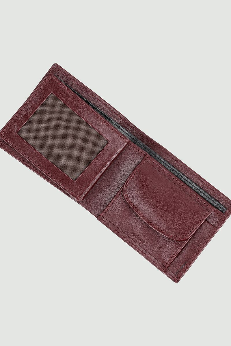 Mjafferjees - Wallet - Maroon & Black