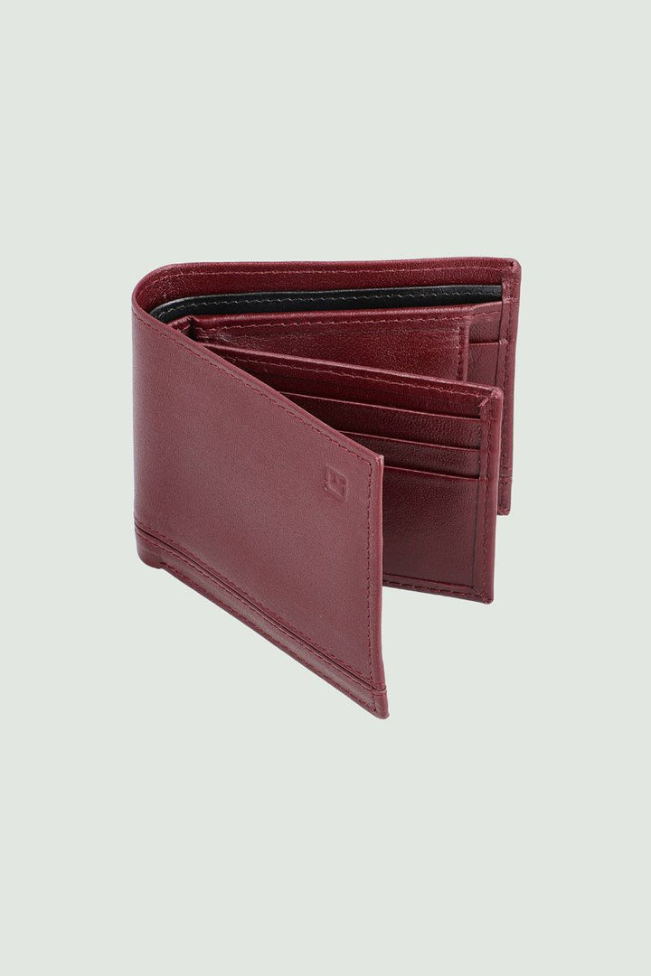 Mjafferjees - Wallet - Maroon & Black