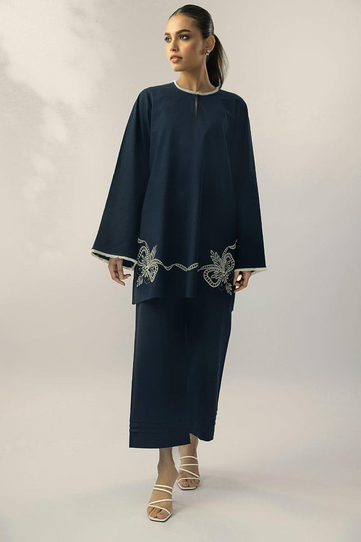 Sania Maskatiya - Elanour - RAW SILK - Midnight Blue - 2 Piece - Studio by TCS