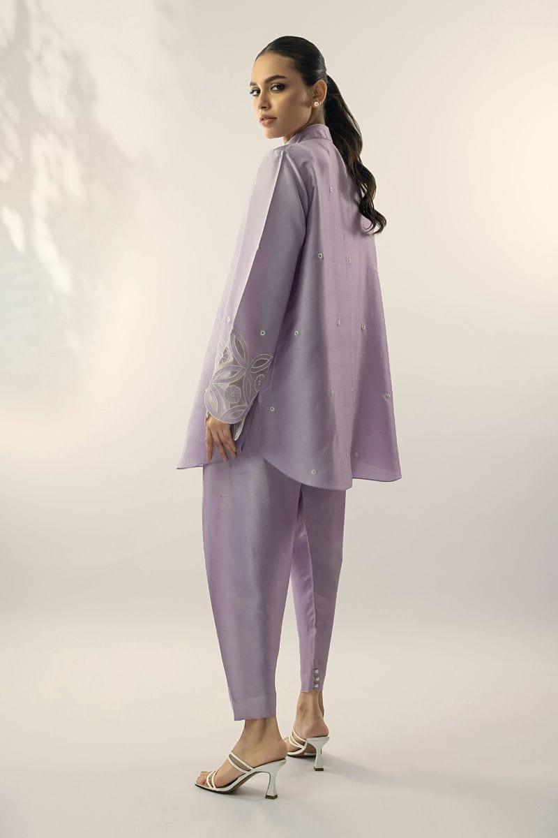 Sania Maskatiya - Penelope - RAW SILK - Lilac - 2 Piece - Studio by TCS