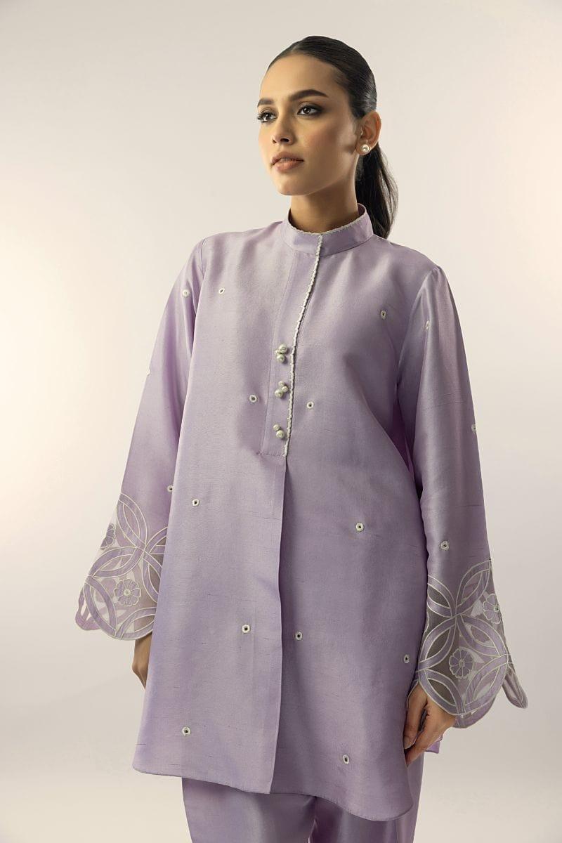 Sania Maskatiya - Penelope - RAW SILK - Lilac - 2 Piece - Studio by TCS