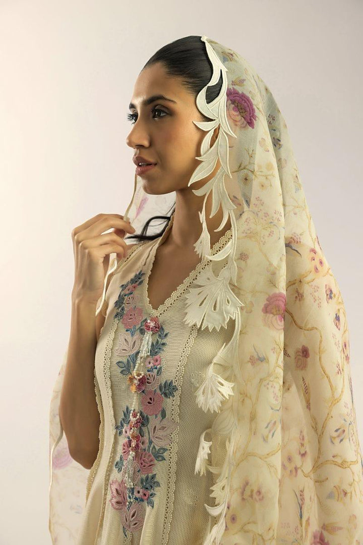 Sania Maskatiya - Isabella - COTTON NET - Ivory - 2 Piece - Studio by TCS