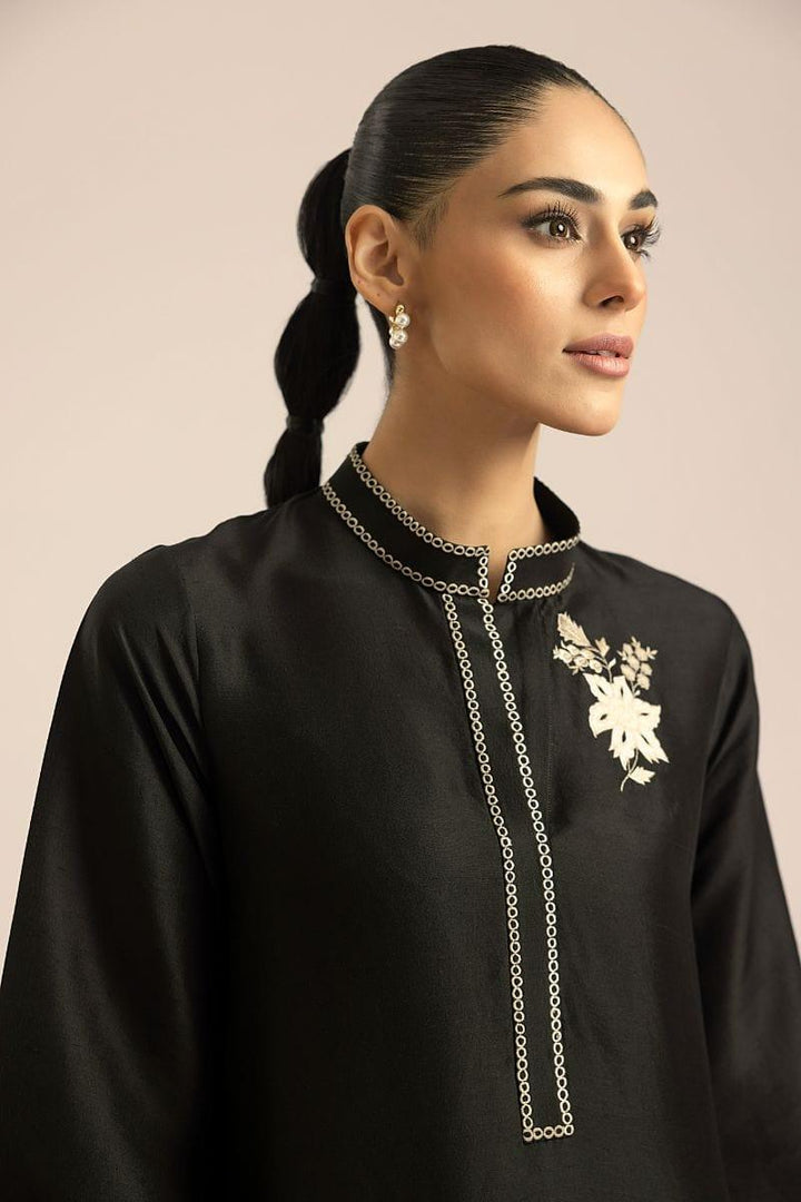 Sania Maskatiya - Ayla - RAW SILK - Black - 2 Piece - Studio by TCS