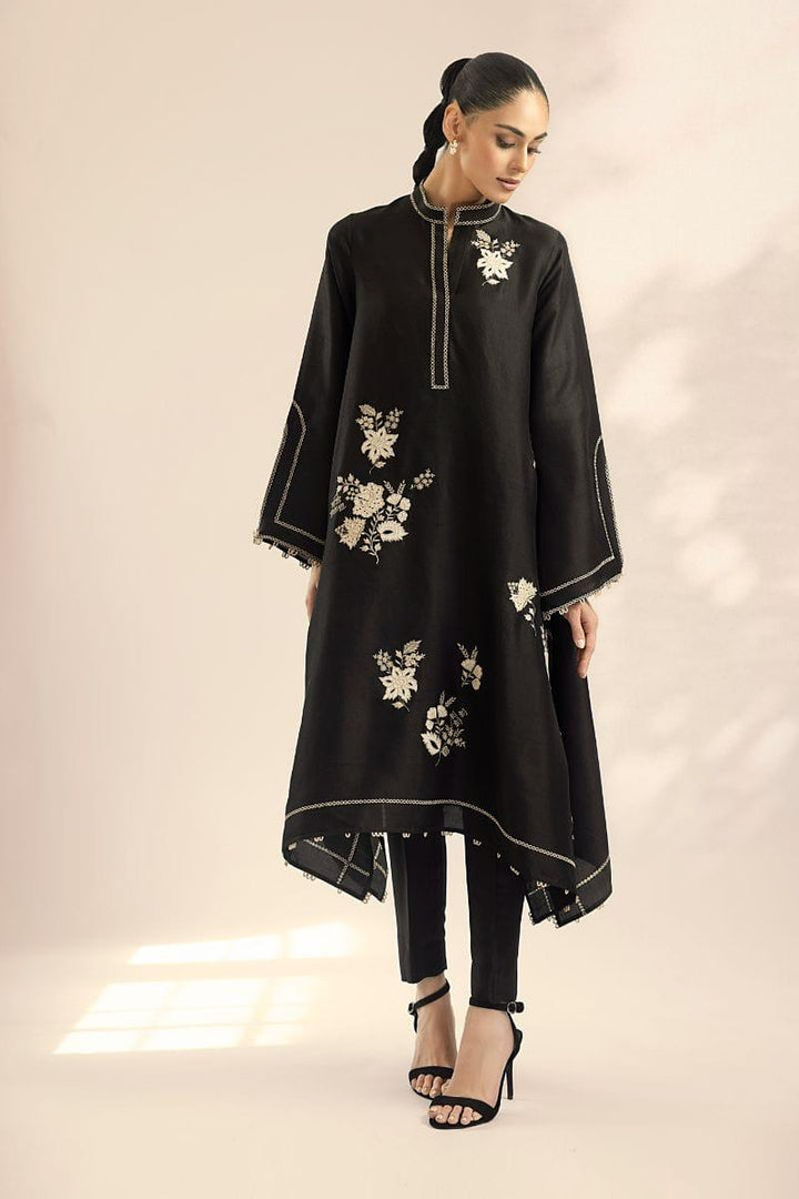 Sania Maskatiya - Ayla - RAW SILK - Black - 2 Piece - Studio by TCS