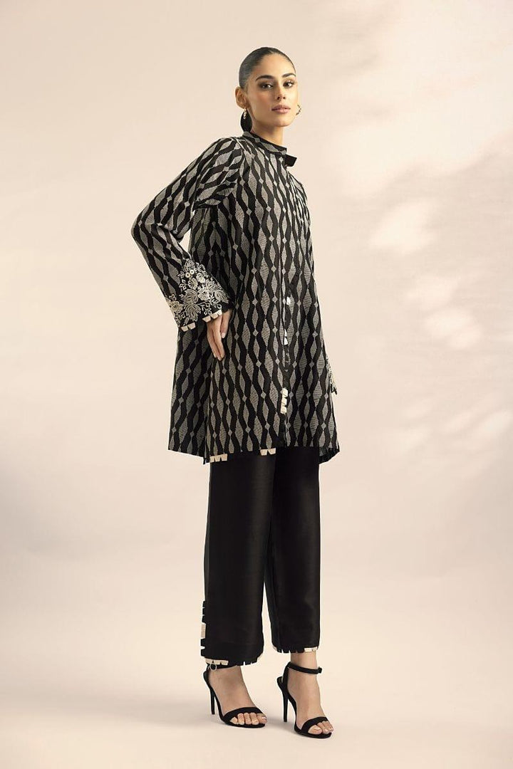 Sania Maskatiya - Magnolia - RAW SILK - Black - 2 Piece - Studio by TCS