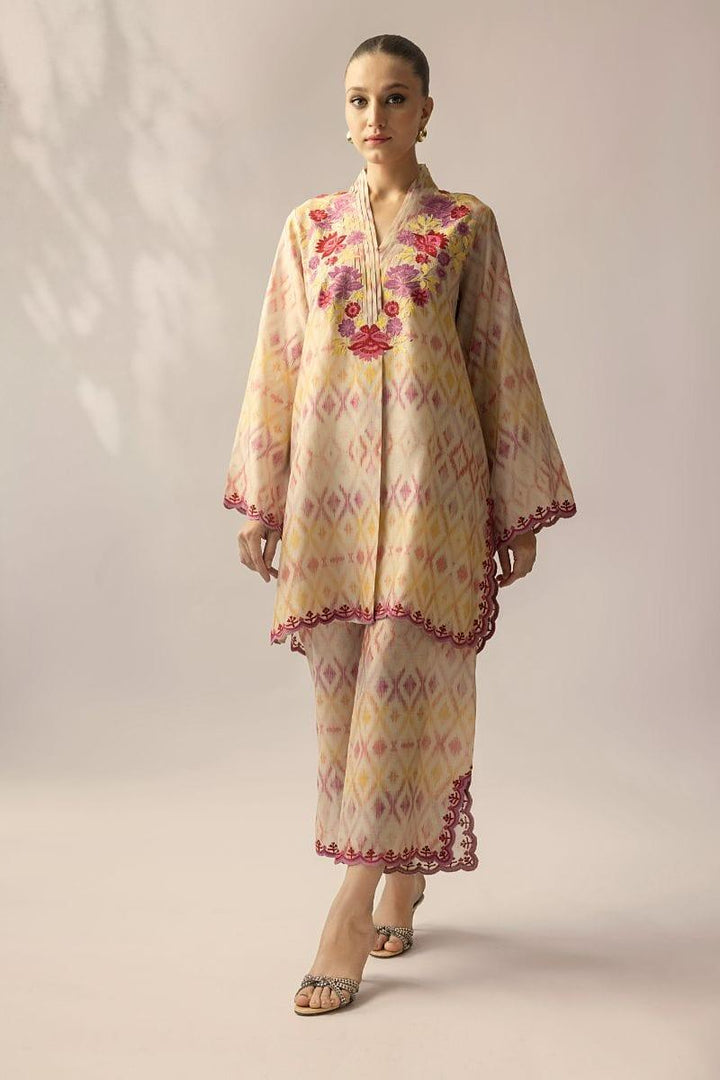 Sania Maskatiya - Elara - KHADDI SILK - Pinks & Purple - 2 Piece - Studio by TCS