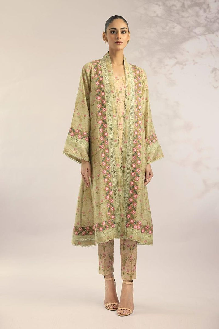 Sania Maskatiya - Roza - KHADDI SILK - Buttercream - 3 Piece - Studio by TCS