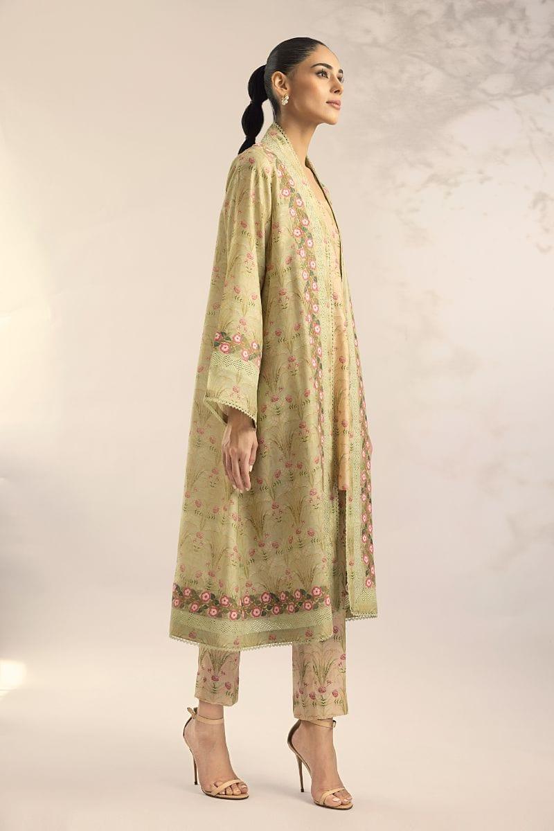 Sania Maskatiya - Roza - KHADDI SILK - Buttercream - 3 Piece - Studio by TCS