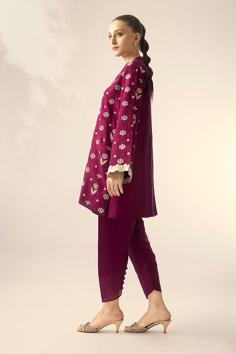 Sania Maskatiya - Sadie - RAW SILK - Magenta - 2 Piece - Studio by TCS