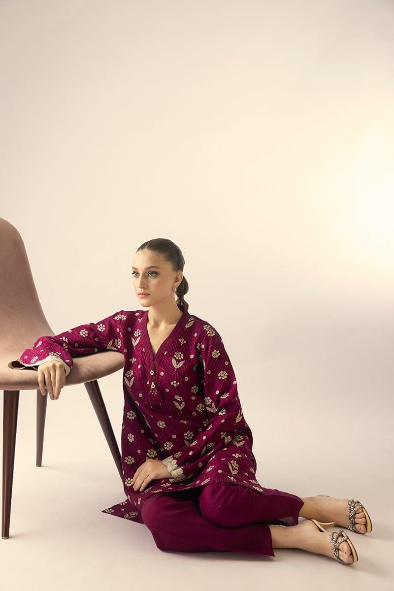 Sania Maskatiya - Sadie - RAW SILK - Magenta - 2 Piece - Studio by TCS