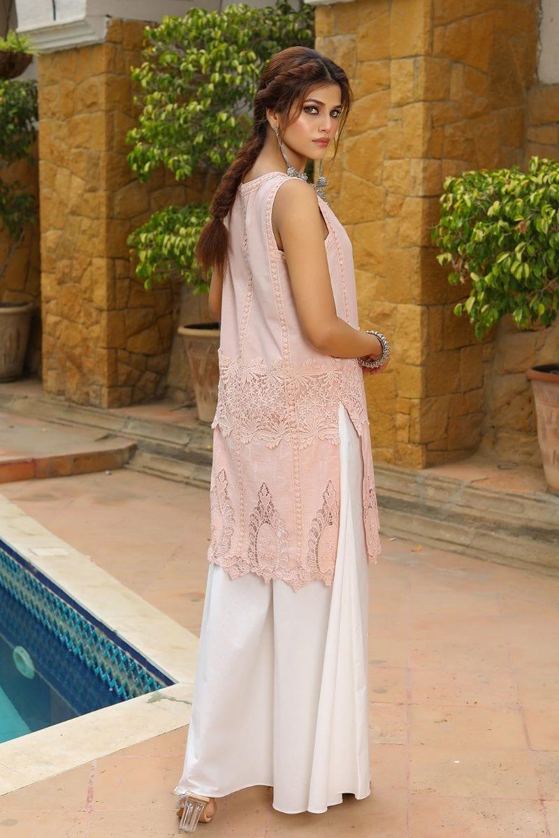 Rizwan Beyg - Azka Pink Sleeveless - Cotton - 1 Piece - Studio by TCS