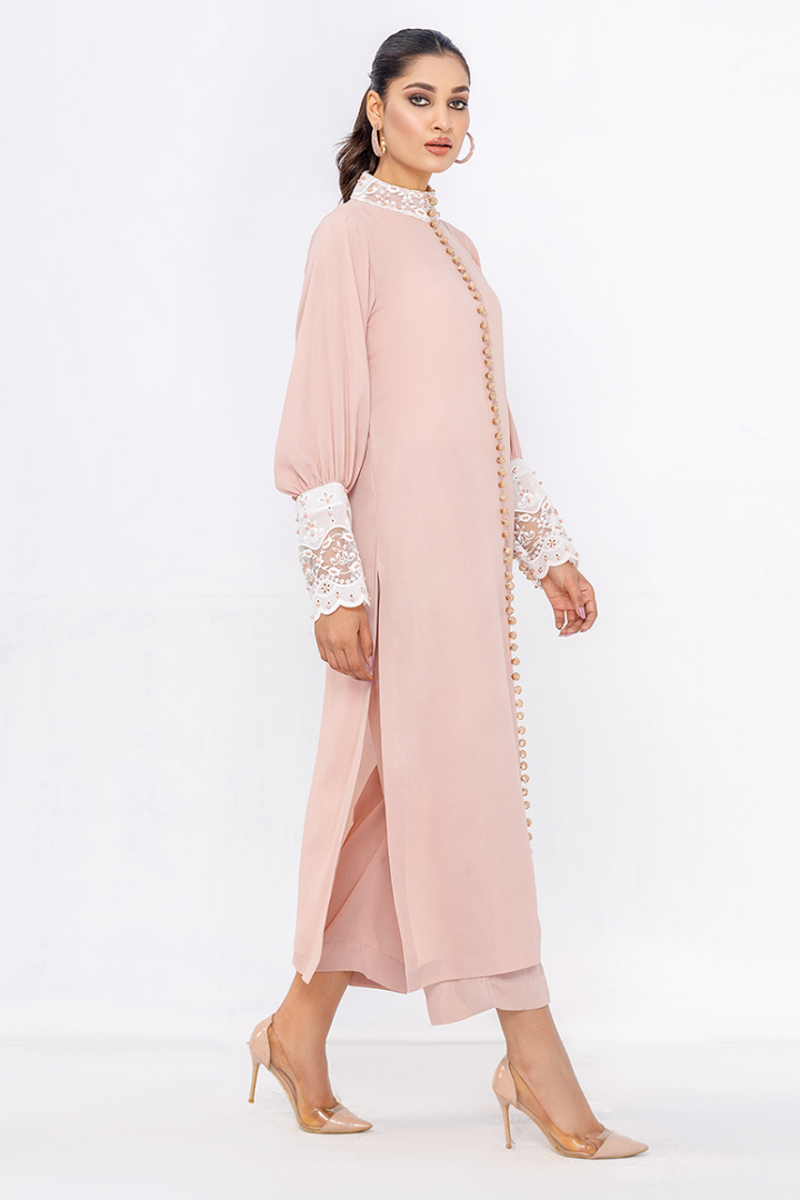 Anayra Amal - Inayat - Nude Pink - Grip Georgette - 2 Piece