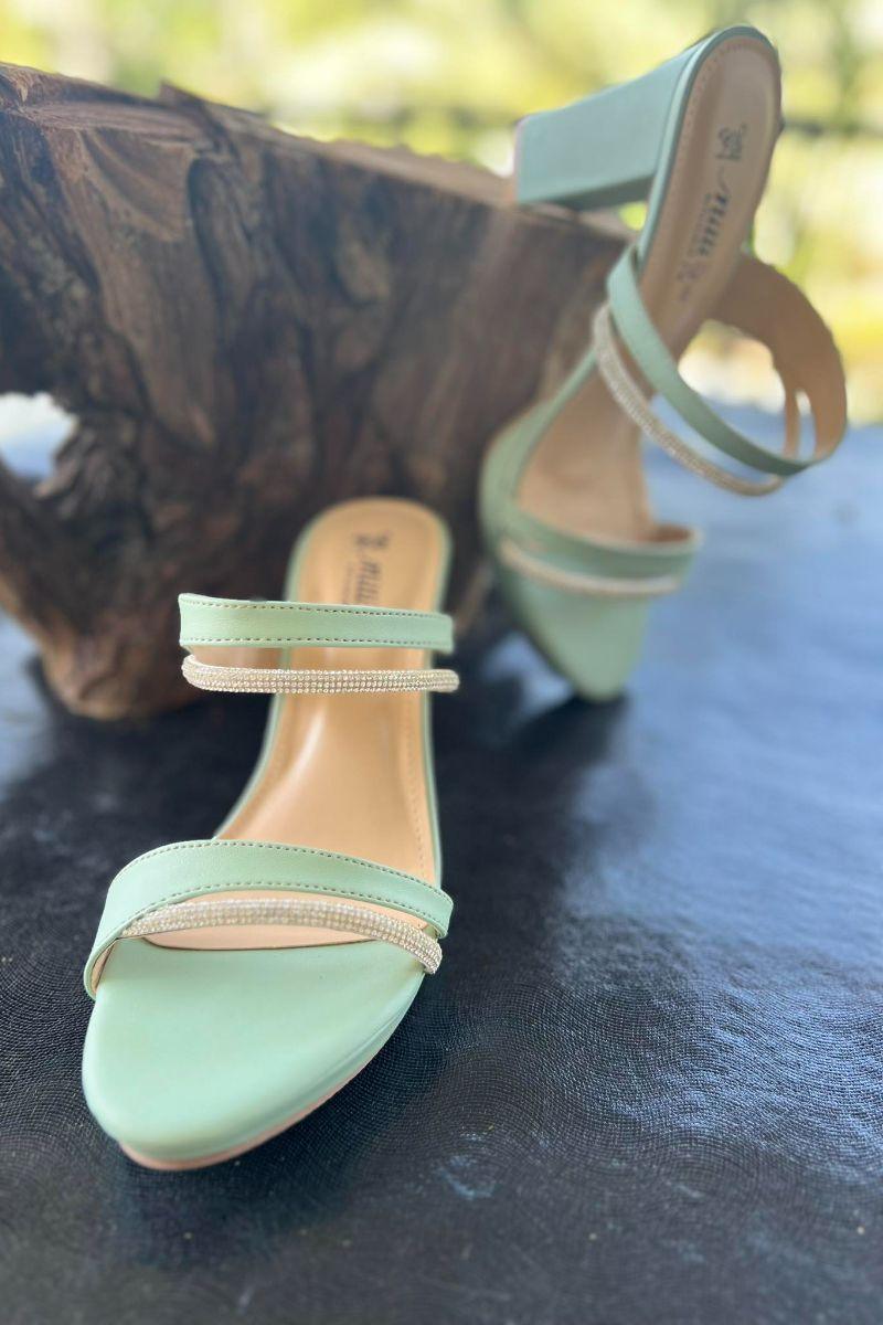 Milli Shoes - High Heels - Sea Green - 1617