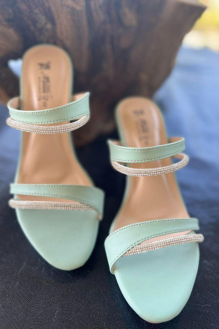 Milli Shoes - High Heels - Sea Green - 1617