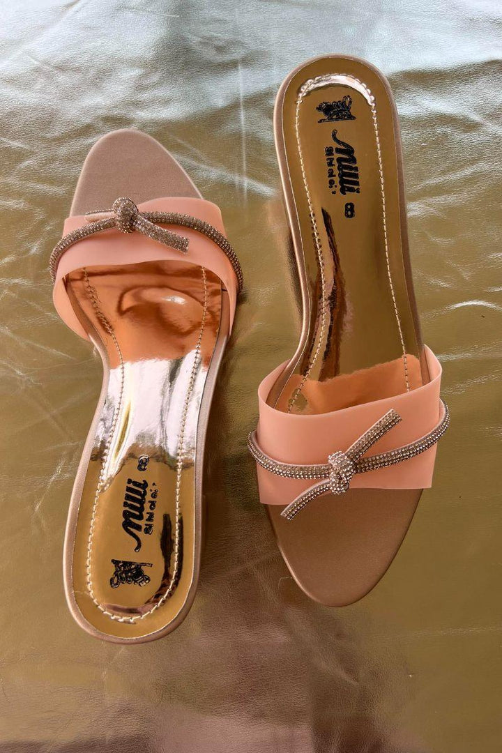 Milli Shoes - Formal Heels - PEACH - 1627