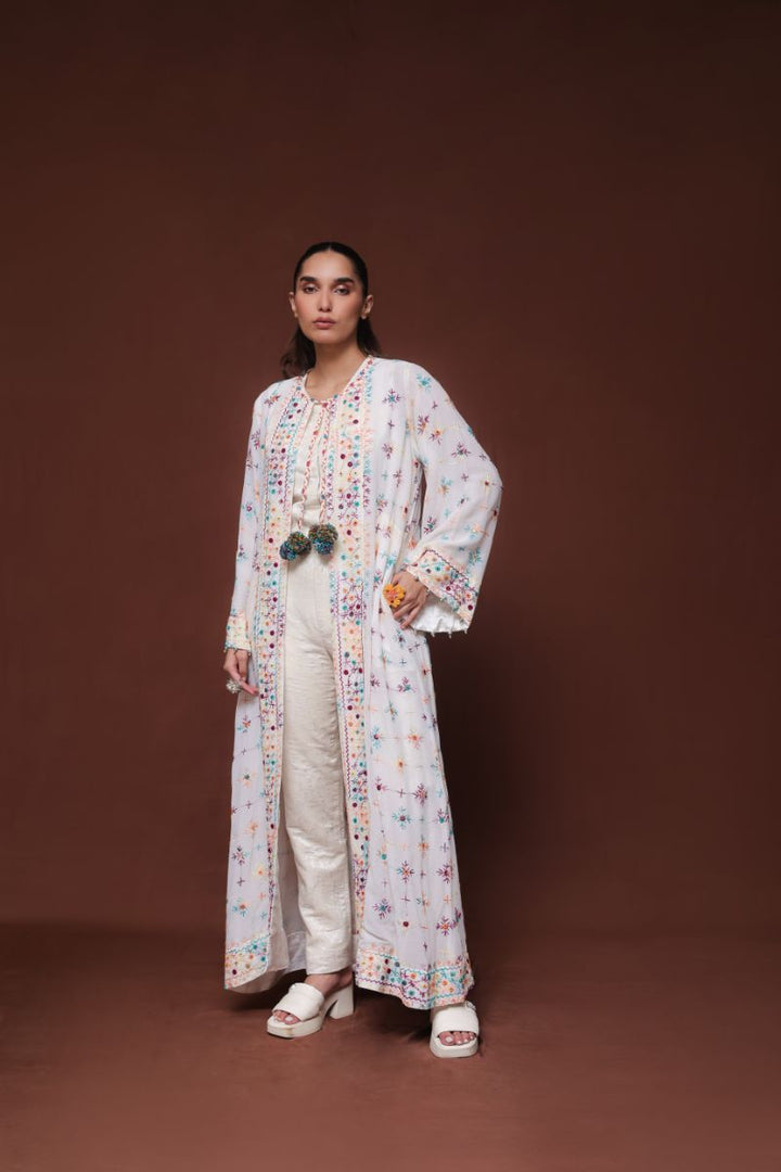 Huma Adnan - Mahgul
 - White - Chiffon - 1 Piece