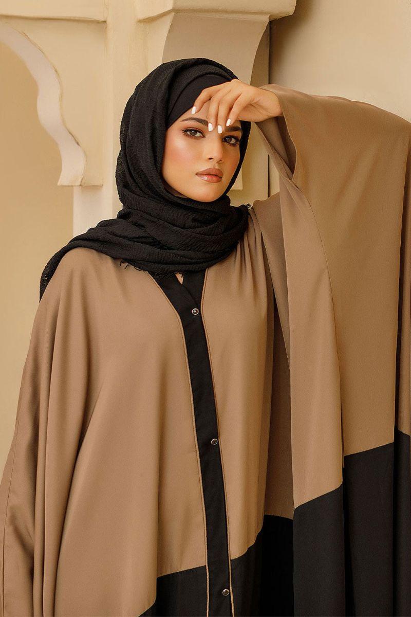 Hijabi - Black Batwing Abaya - Studio by TCS