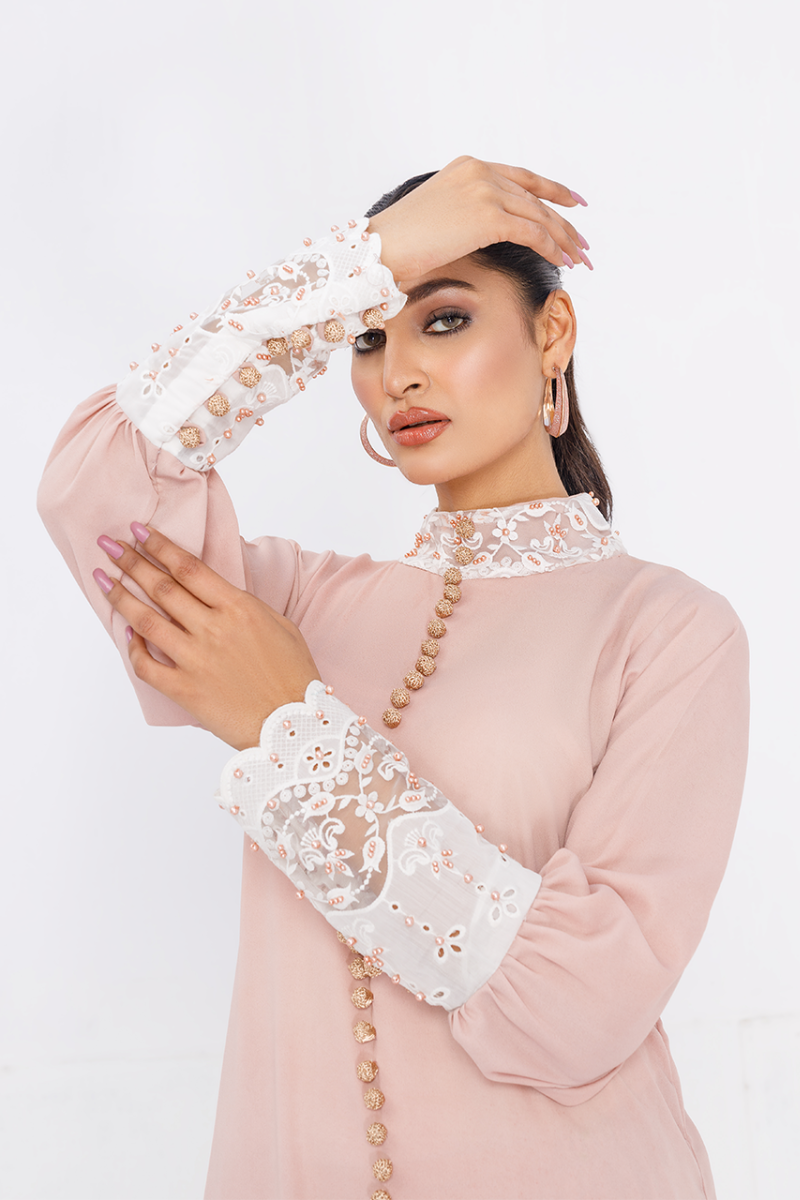 Anayra Amal - Inayat - Nude Pink - Grip Georgette - 2 Piece