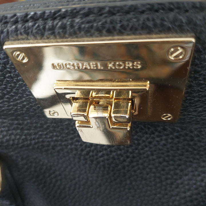 Pre-Loved Treasures - Michael Kors Black Leather 'Astrid' Tote