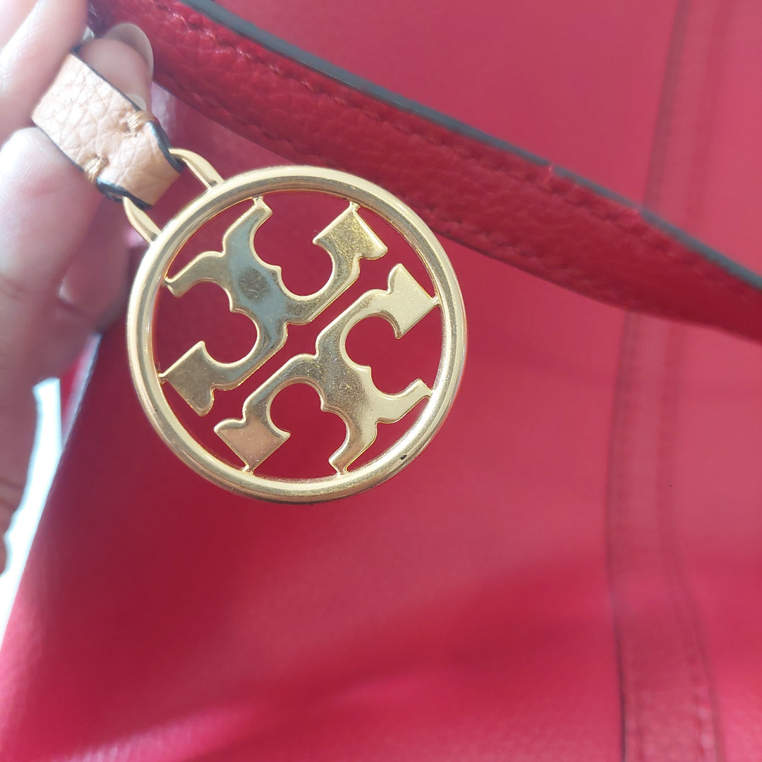 Pre-Loved Treasures - Tory Burch Red Leather Perry Tote