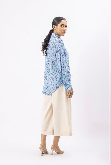 Gulabo - Loose Fit Nut Bolt Shirt - Bosky Lawn