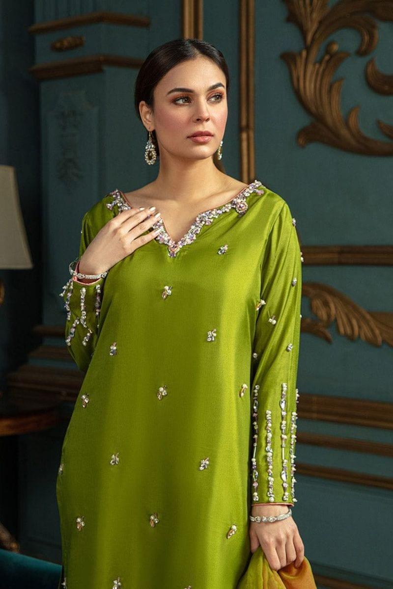 Allure by Ih - MOSS - Katan Silk - Green - 3 Piece - Studio by TCS