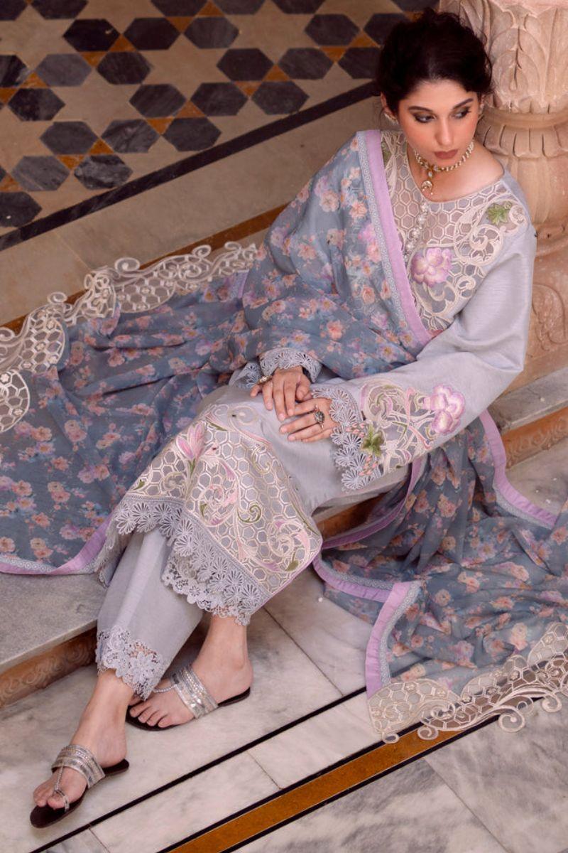 FOZIA KHALID - Yasmeen - silk - 4 Piece