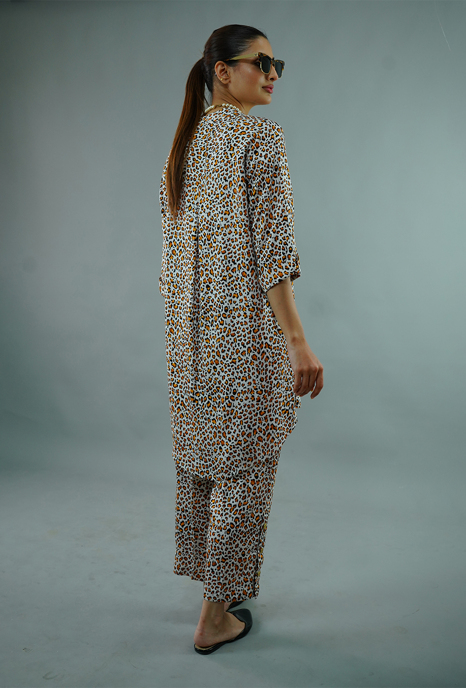 Gulabo - Buy Cheetah Co-ord Set - Cotton Viscose