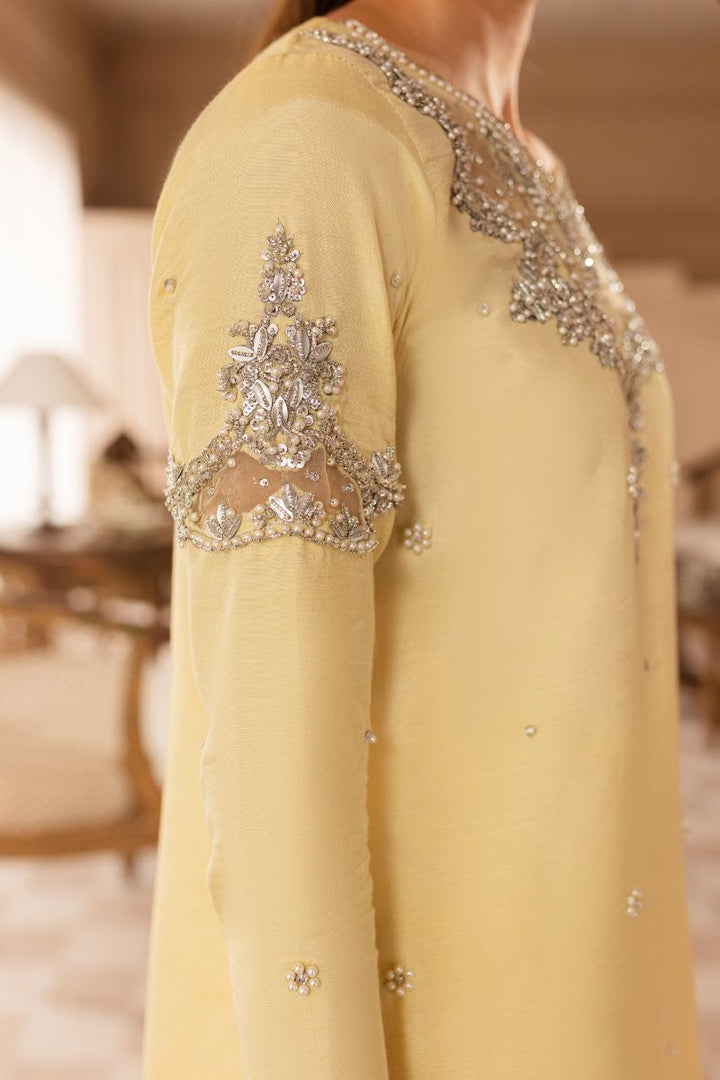 Allure by Ih - FAHA - Lemon - Raw Silk & Organza - 3 Piece