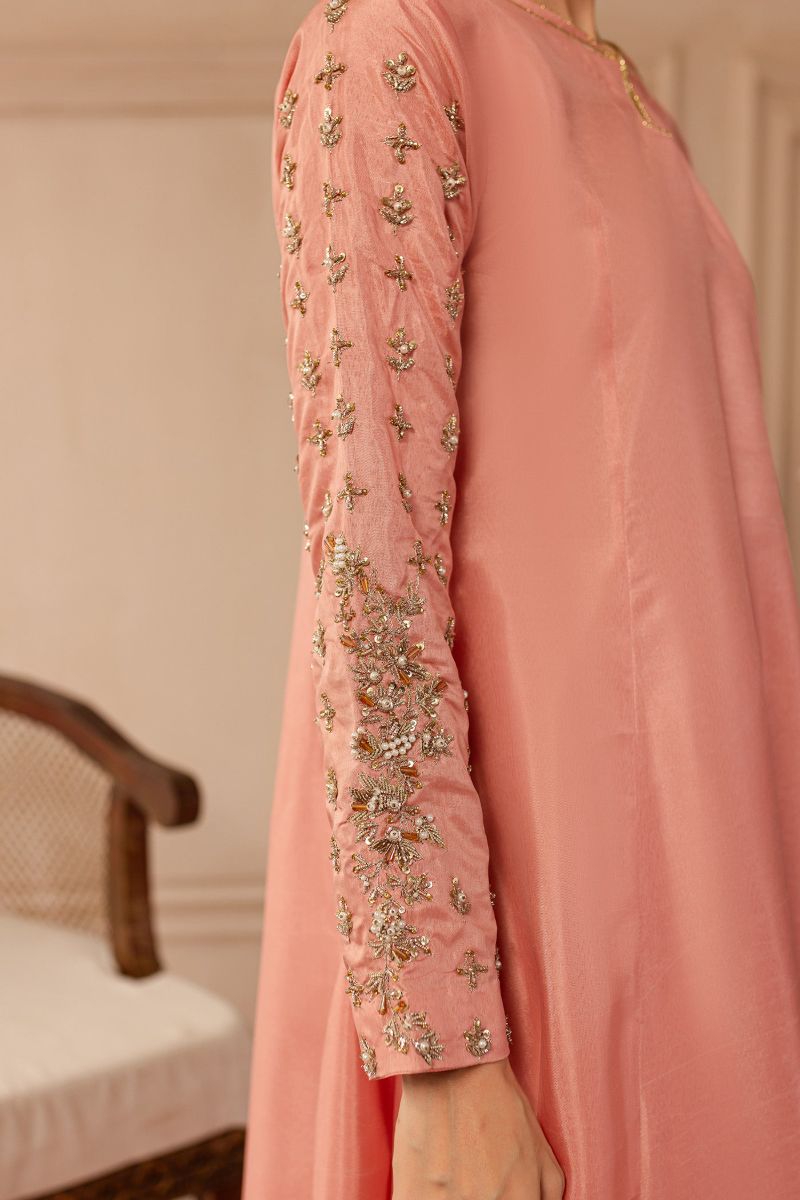 Allure by Ih - ALORA - Blush Pink - Katan Silk & Organza - 3 Piece