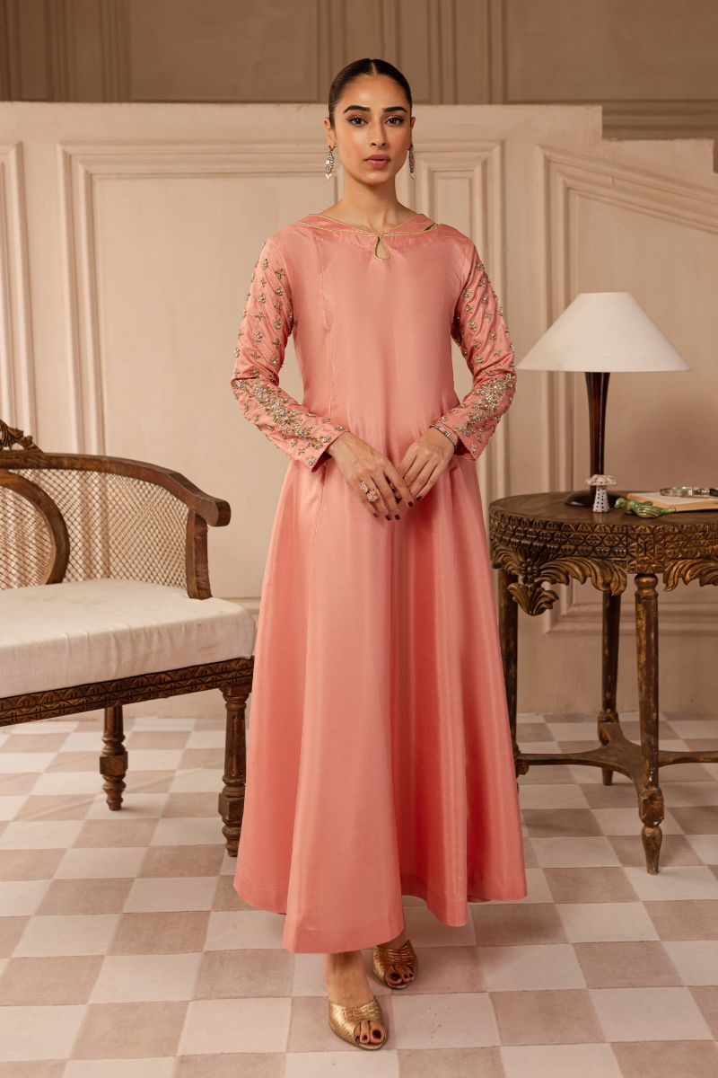 Allure by Ih - ALORA - Blush Pink - Katan Silk & Organza - 3 Piece