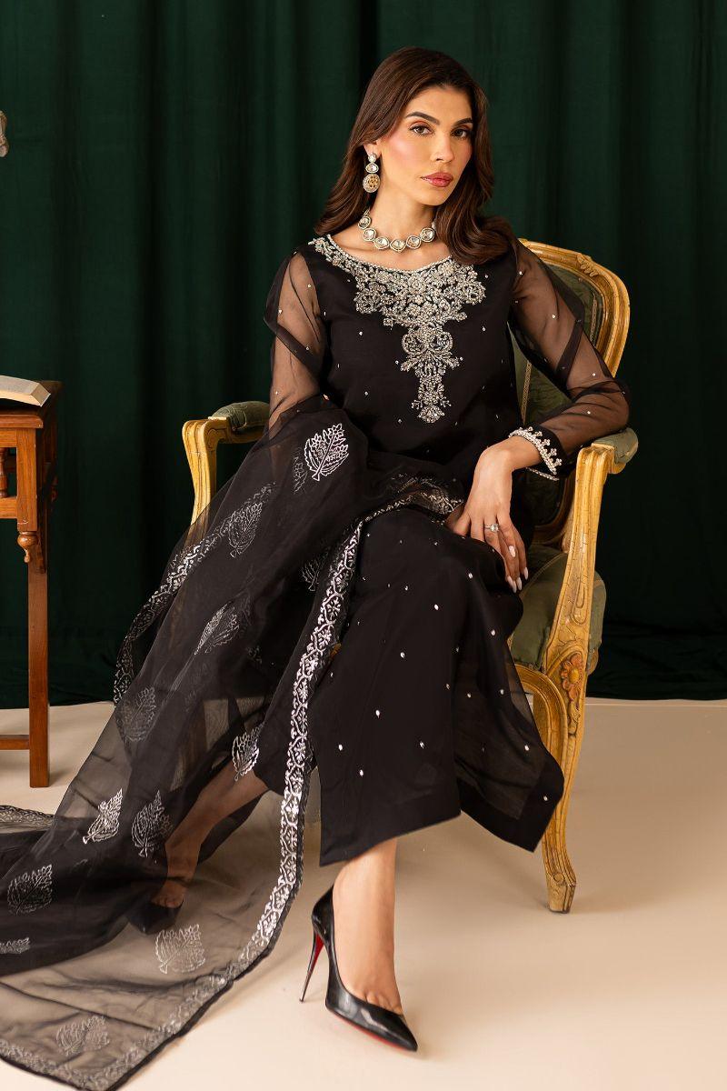 Allure by Ih - MERAL - 3 Piece - Black - Organza