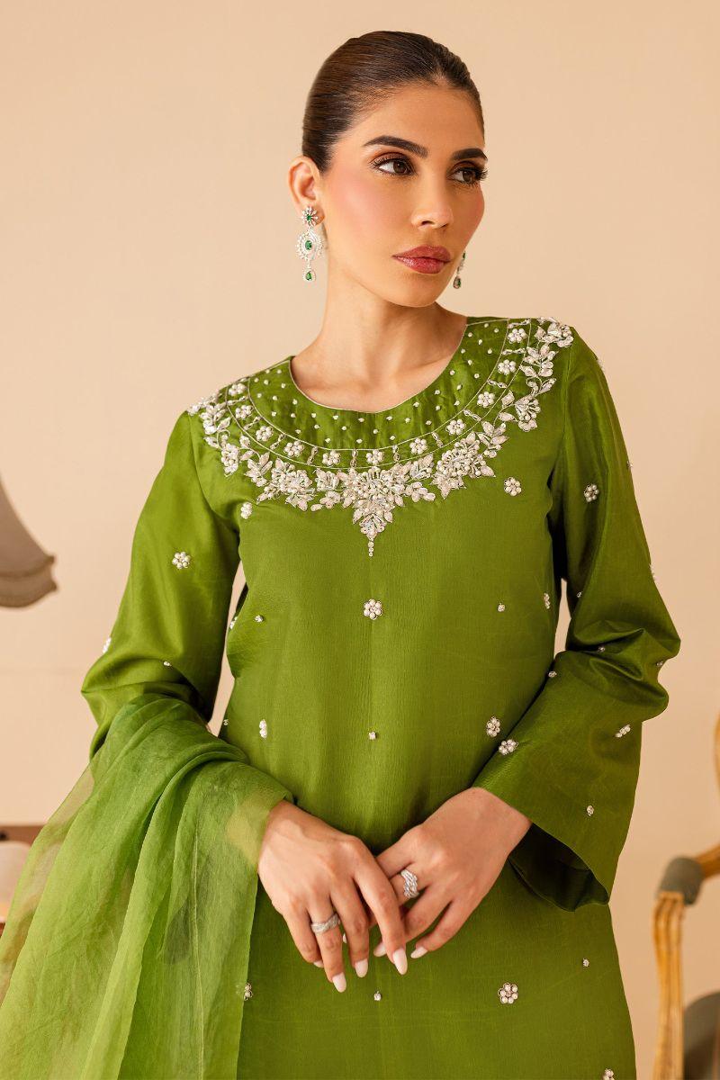 Allure by Ih - ANIKA - 3 Piece - Green - Katan Silk