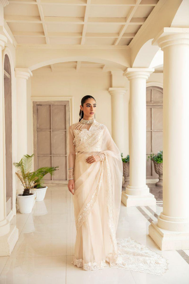 Musferah Saad - Celestial Dove - Raw Silk - 3 Piece