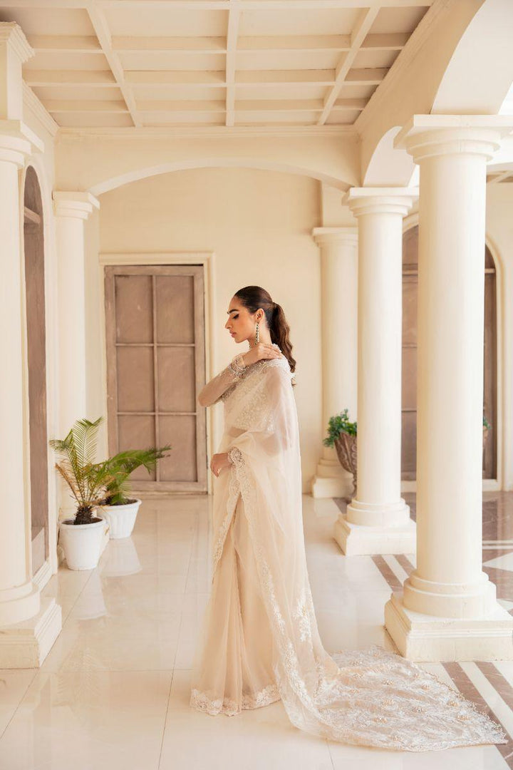 Musferah Saad - Celestial Dove - Raw Silk - 3 Piece