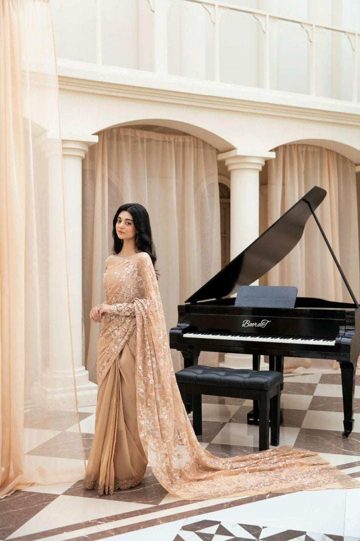 Musferah Saad - Sublime Rose - Raw Silk - 3 Piece