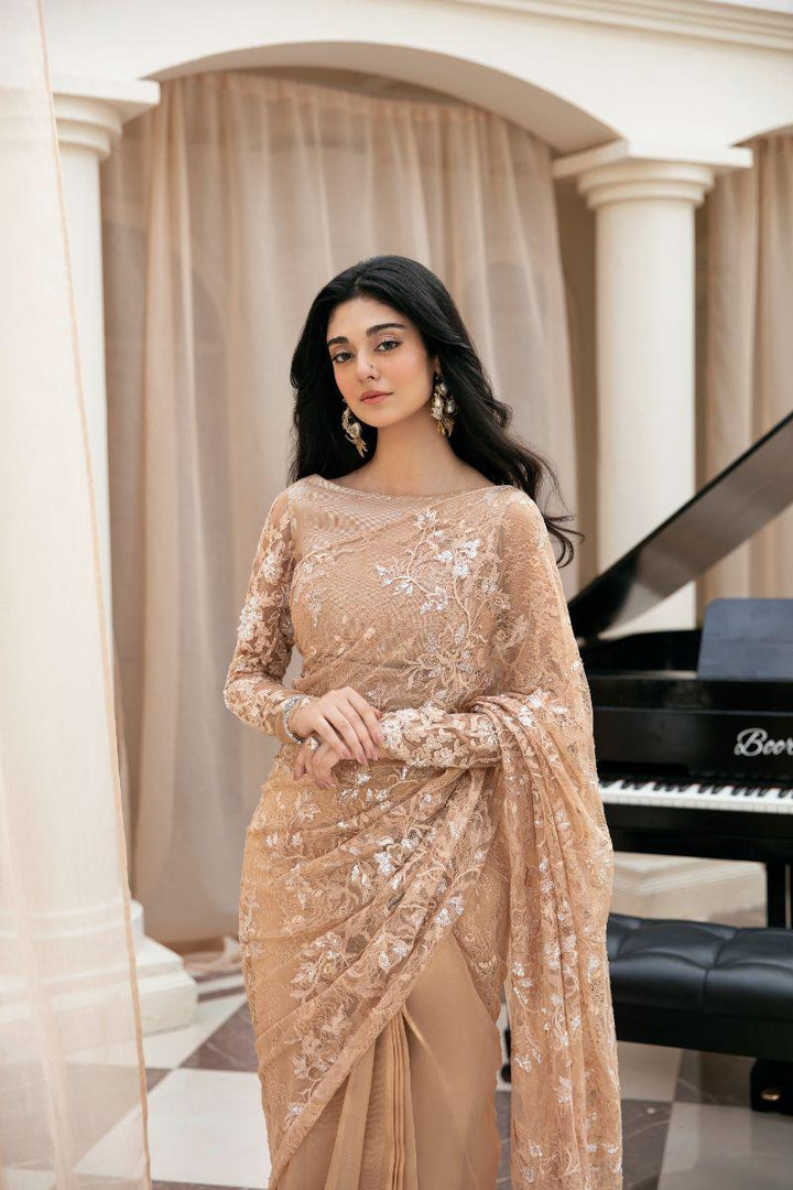 Musferah Saad - Sublime Rose - Raw Silk - 3 Piece