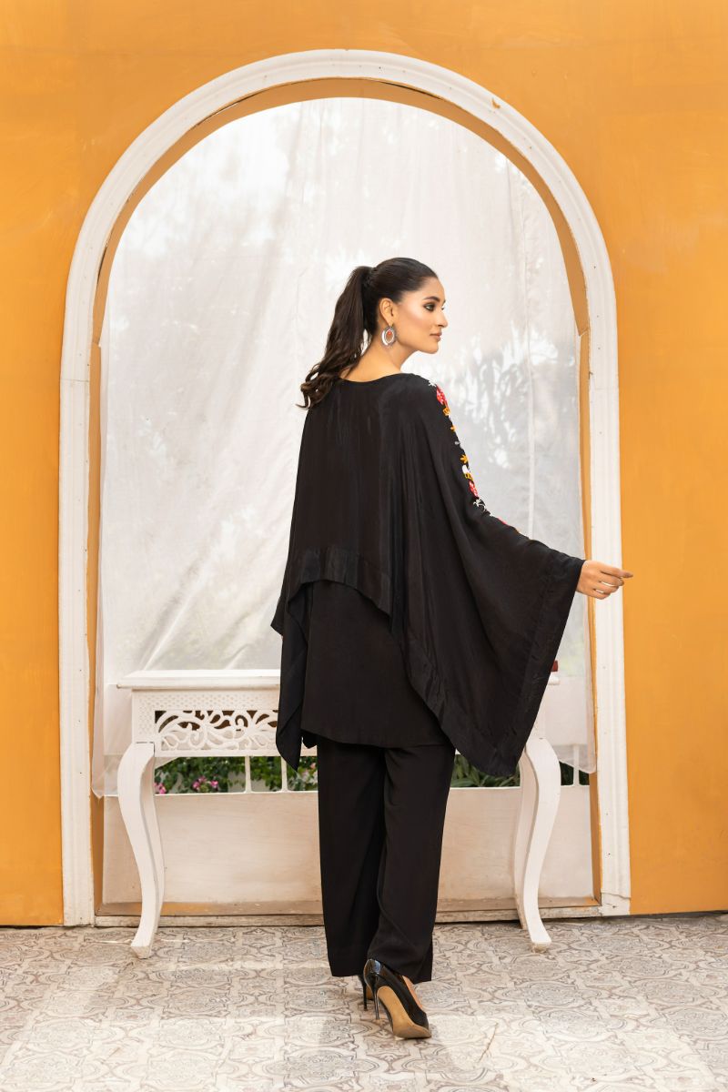 Anayra Amal - Rung - Black - Korean Silk - 2 Piece