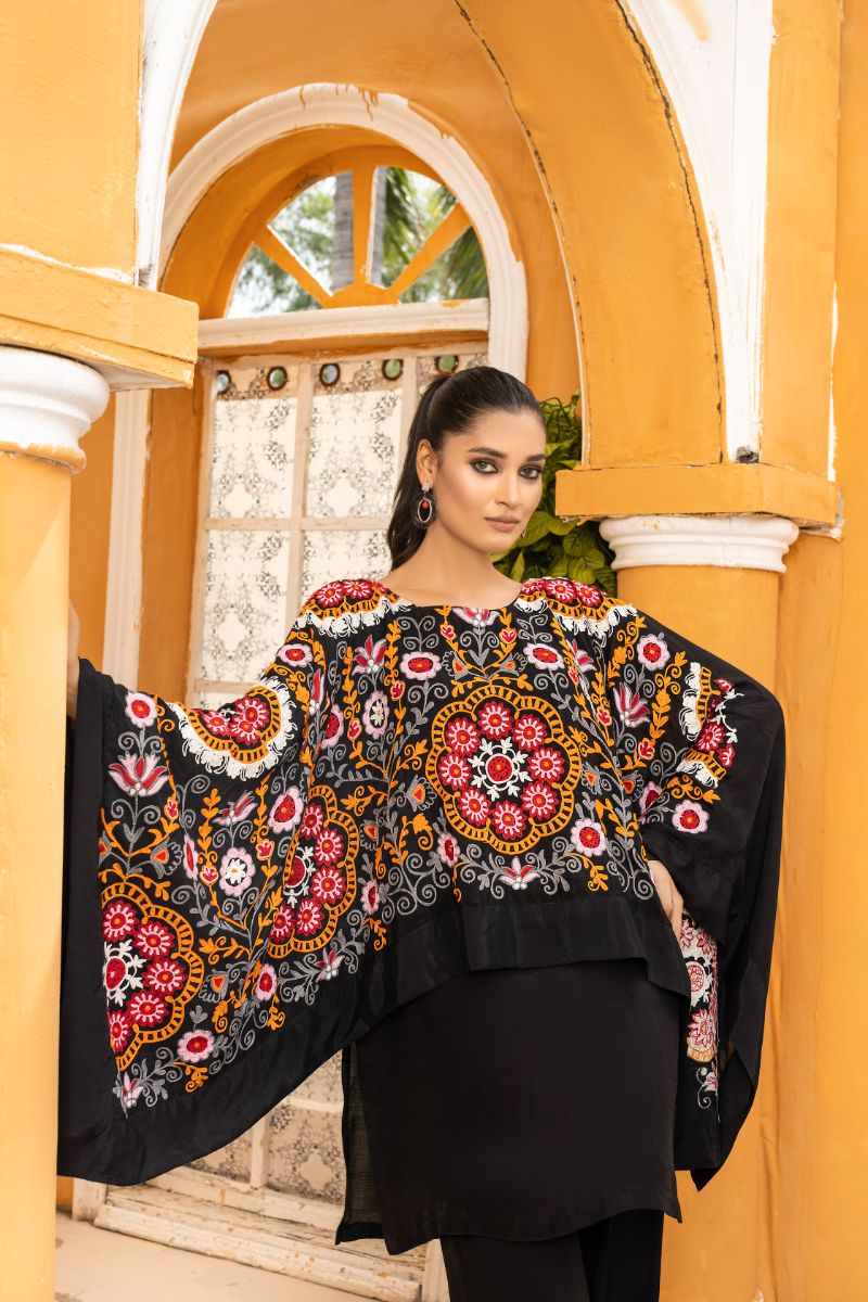 Anayra Amal - Rung - Black - Korean Silk - 2 Piece