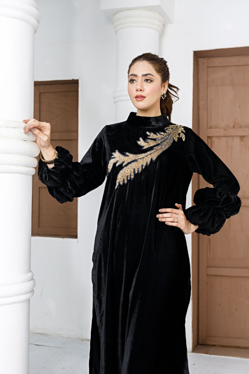 Anayra Amal - Sitara - Black - Velvet - 2 Piece