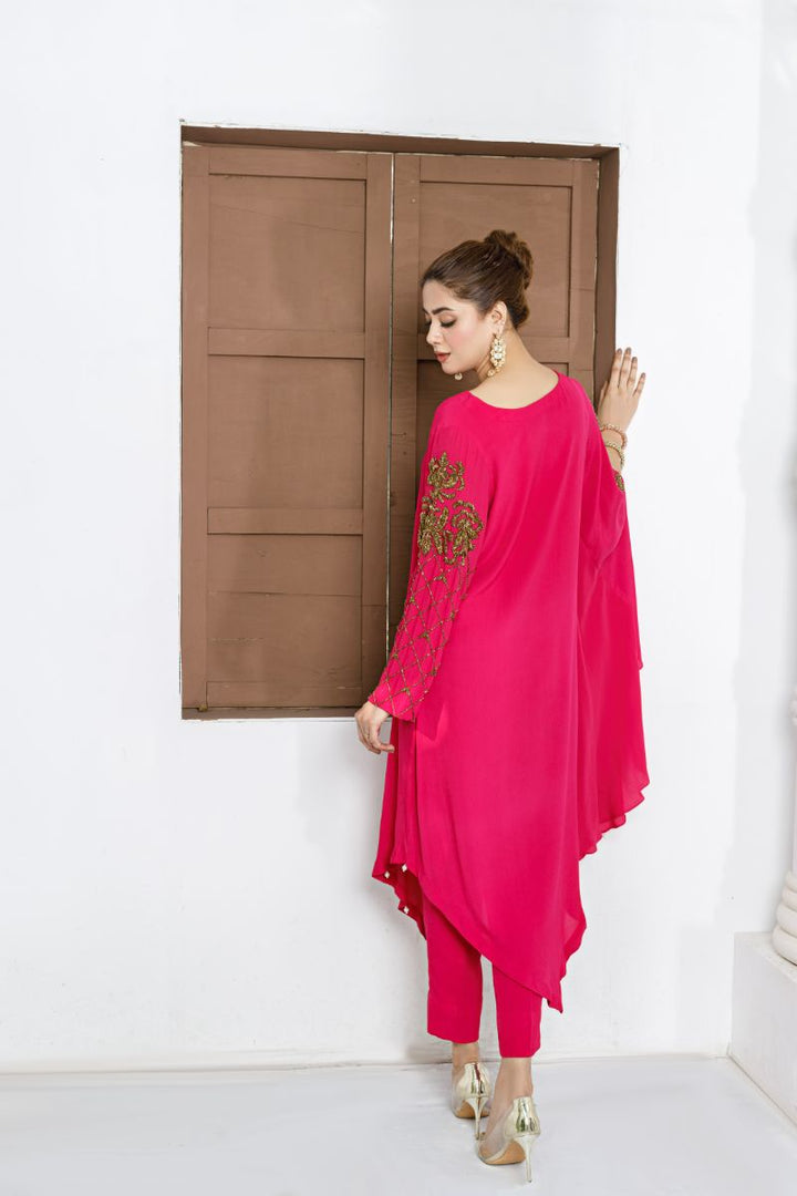 Anayra Amal - Sehr - Hot Pink - Grip Georgette - 2 Piece