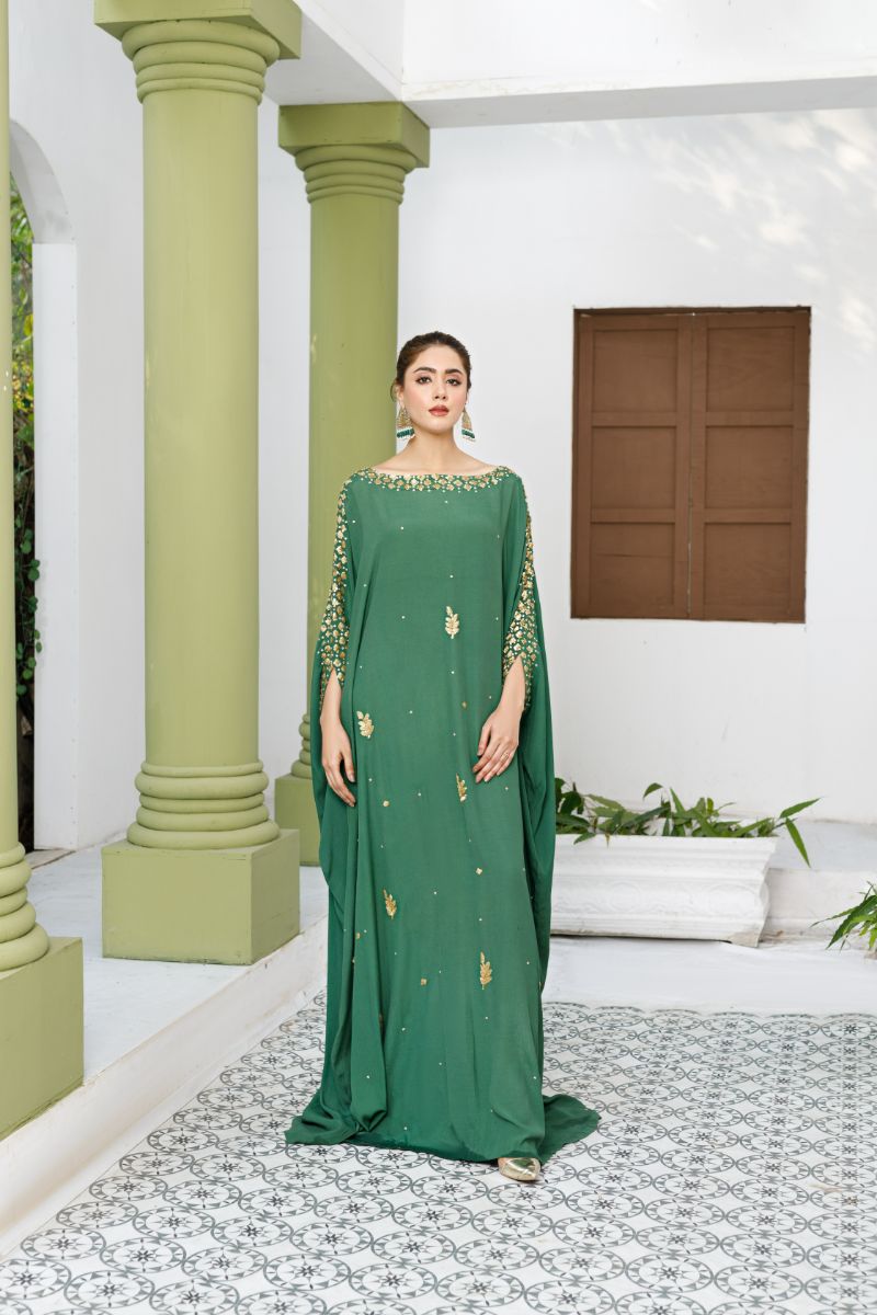 Anayra Amal - Kashish - Bottle Green - Grip Georgette - 2 Piece