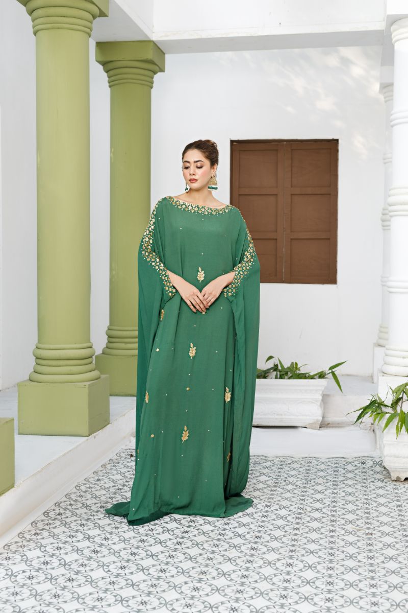 Anayra Amal - Kashish - Bottle Green - Grip Georgette - 2 Piece